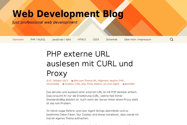 WordPress website example screenshot