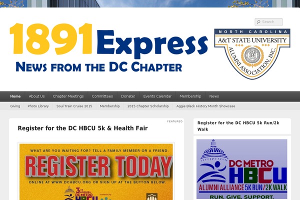 WordPress website example screenshot
