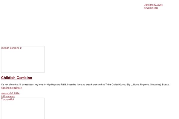 WordPress website example screenshot