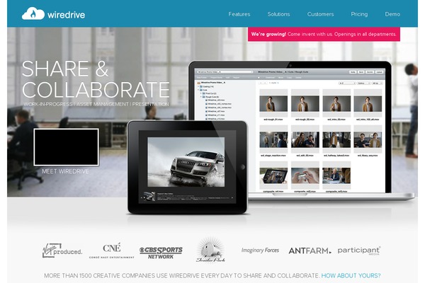 WordPress website example screenshot