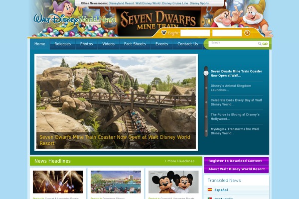 disneynewsroom WordPress theme, websites list used disneynewsroom theme disneynewsroom theme websites examples