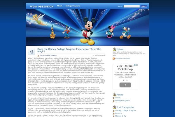 wdwobsession.com site used Disneymagic