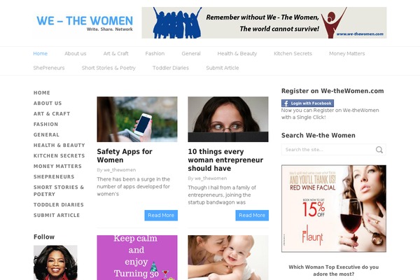 we-thewomen.com site used Split-theme