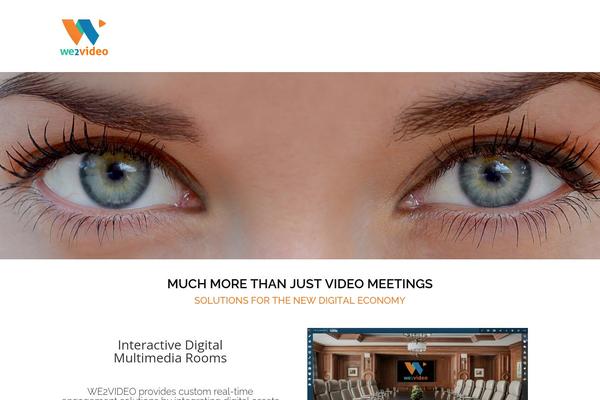 we2video.com site used Divi