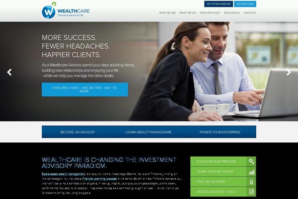 wealthcarecapital theme websites examples