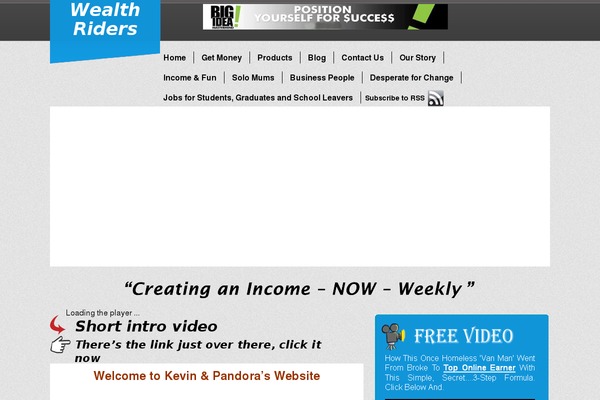 wealthriders.com site used Wealth