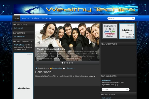 wealthytechies.com site used Blacktech