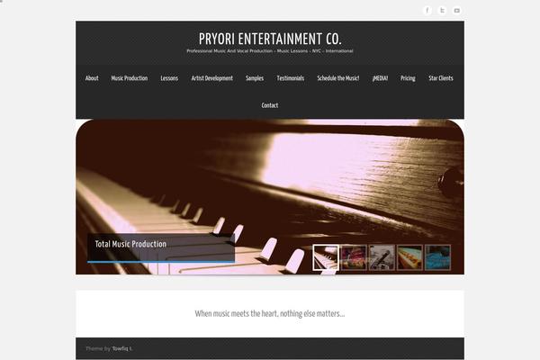 Theron Lite theme site design template sample