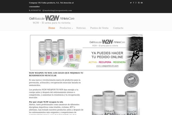 WordPress website example screenshot