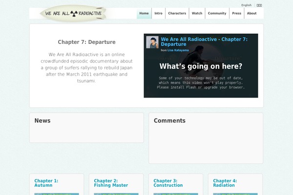 WordPress website example screenshot