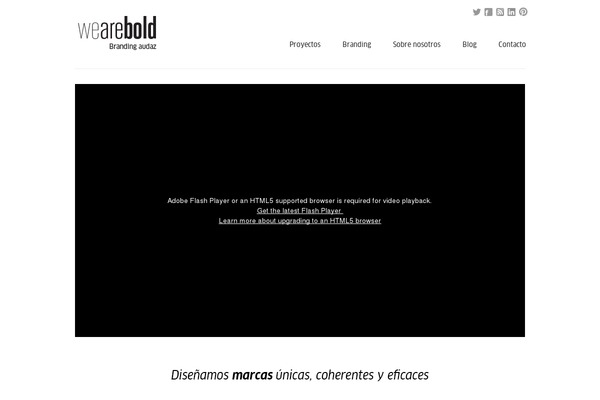 wearebold.es site used Uplift