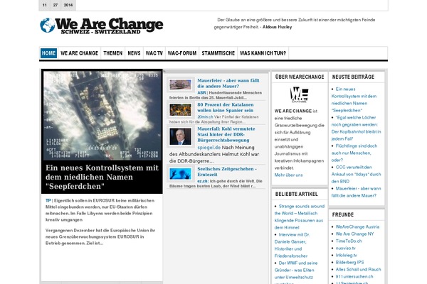 wearechange.ch site used Onews
