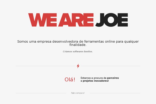 wearejoe.com site used Wearejoe