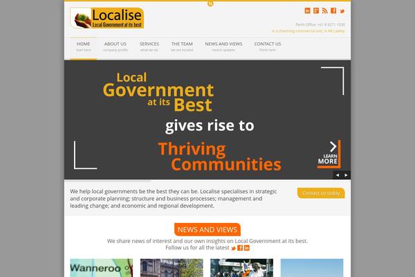 wearelocalise.com site used Localise