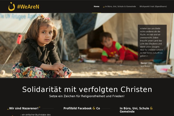 WordPress website example screenshot