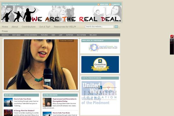 wearetherealdeal.com site used Lifestyle 4.0