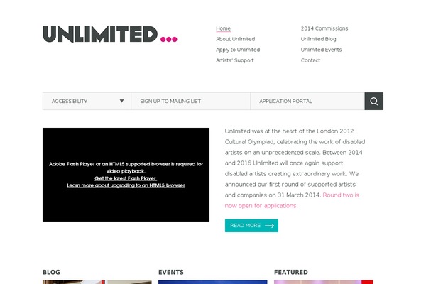 weareunlimited.org.uk site used Unlimited