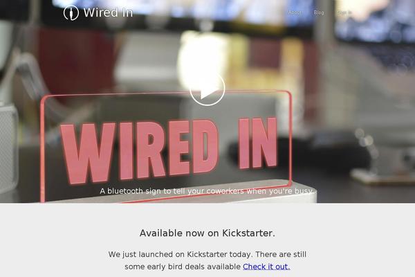 wearewired.in site used Wired-launch-effect