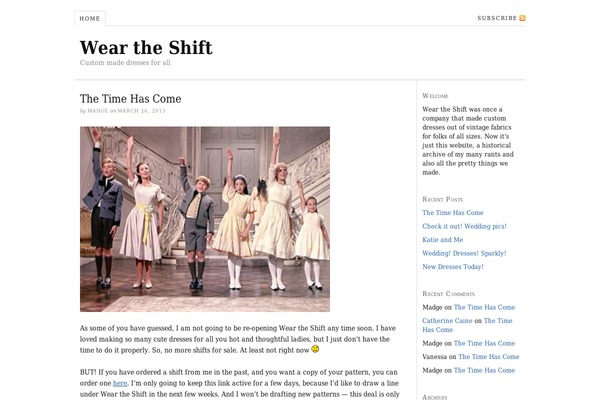 Thesis 1.8 theme site design template sample