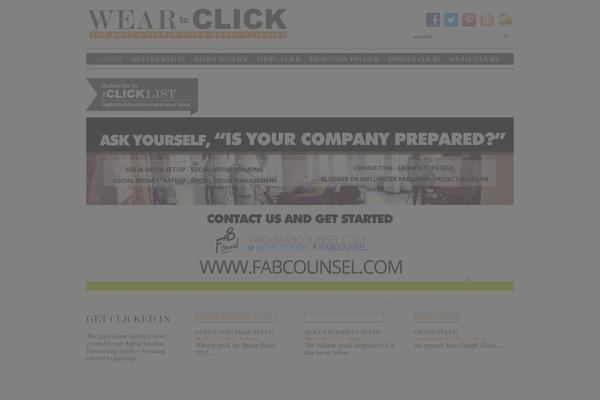 Clearspace theme site design template sample