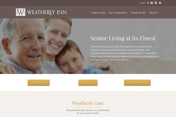 Senior theme site design template sample