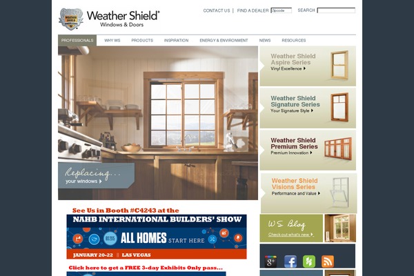 weathershield.com site used Weather-shield