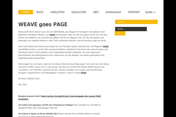 Page theme site design template sample