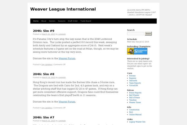 Twenty Seventeen theme site design template sample