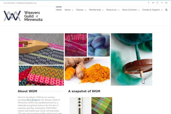 WordPress website example screenshot