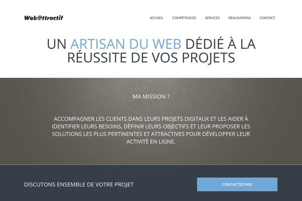WordPress website example screenshot