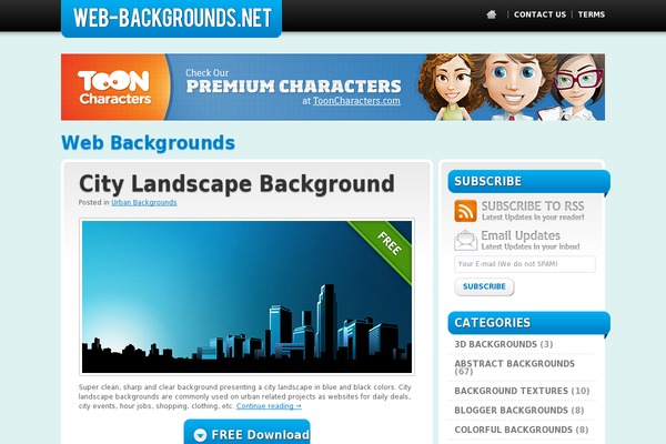 web-backgrounds.net site used Psd Files