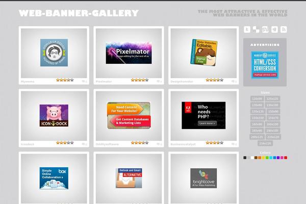 web-banner-gallery.com site used Cssgallerytheme