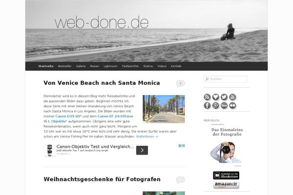 web-done.de site used Twentyelevenmitsidebar