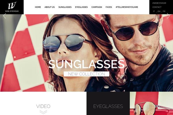webeyewear theme websites examples