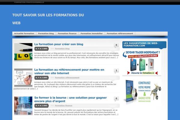 Mystique theme site design template sample