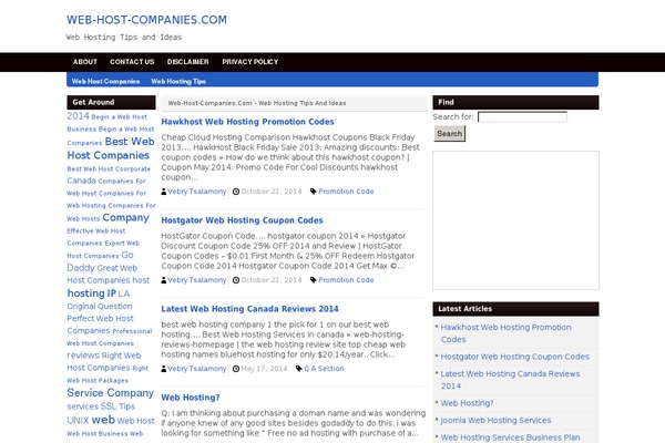 web-host-companies.com site used Rogonoto