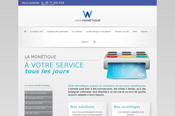 web-monetique.fr site used Avada-webmonetique