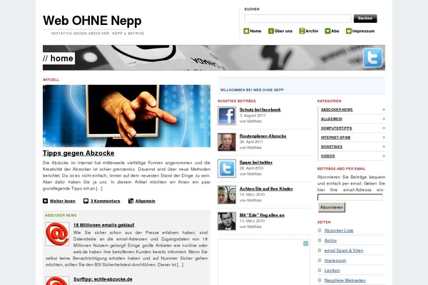 web-ohne-nepp.de site used Tma