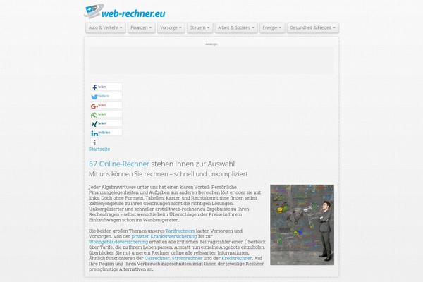 web-rechner.eu site used Yoo_venture_wp