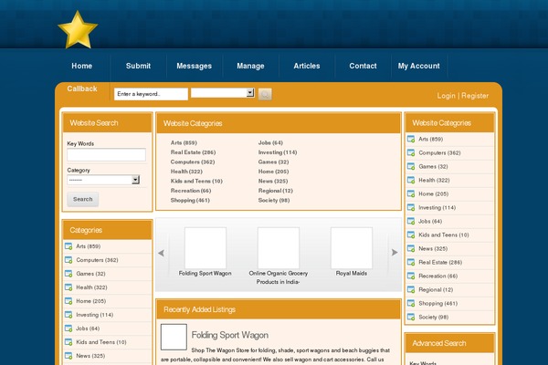 web-sites-directory.com site used PrimeWP