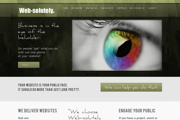 WordPress website example screenshot