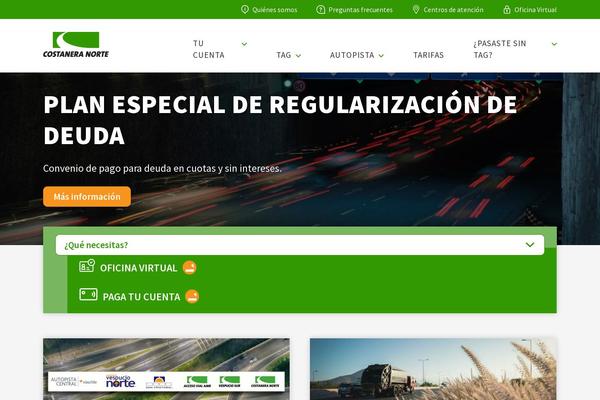 web.costaneranorte.cl site used Costanera