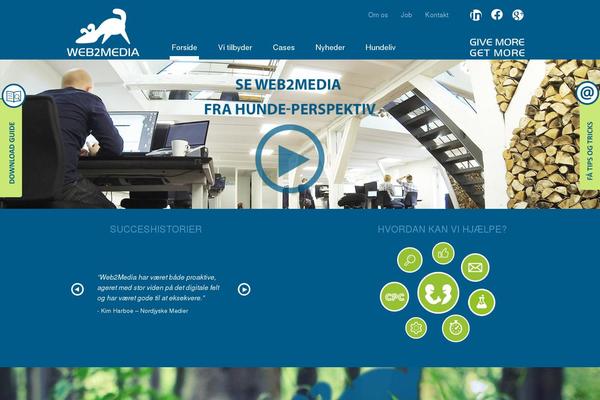 web2media.dk site used W2m