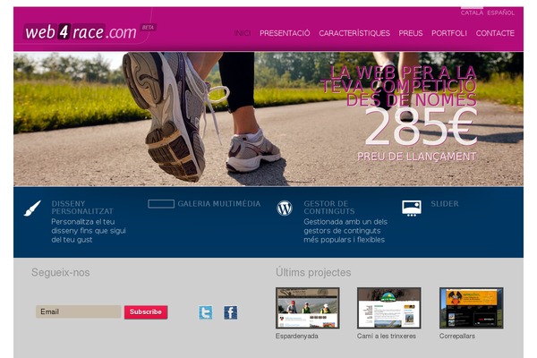 WordPress website example screenshot