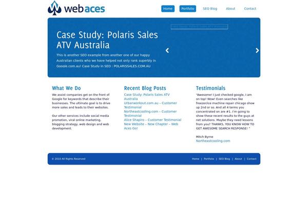 webaces.com site used Unisphere_corporate