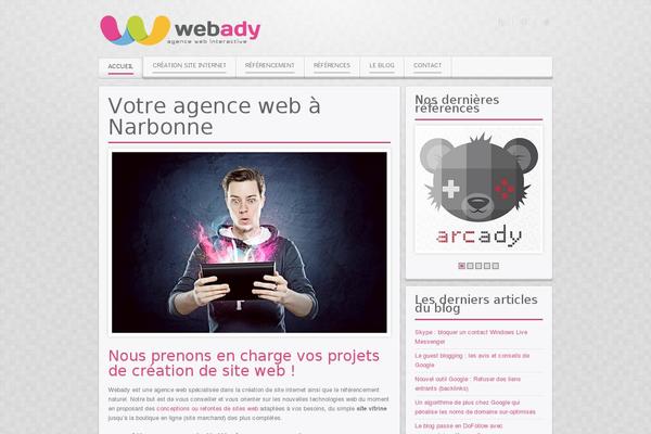webady.fr site used Webady