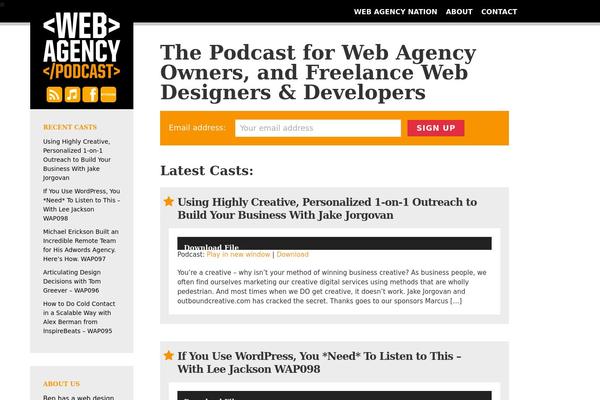 webagencypodcast.com site used Att-lefty
