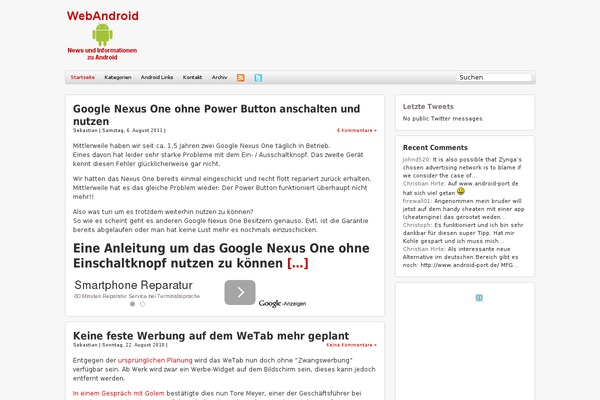 webandroid.de site used Rich-blog_1-1