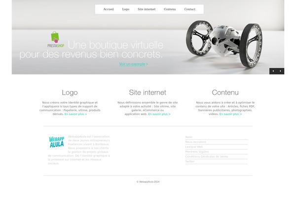 Wpex-bizz theme site design template sample