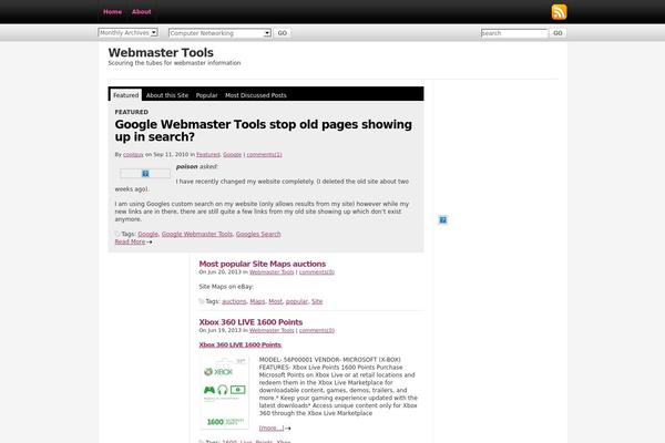 WordPress website example screenshot